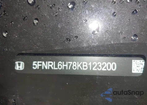 2019 Honda Odyssey Ex-L from USA, damaged, VIN 5FNRL6H78KB123200